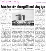 Phát hành Chuyên trang về Đại học Đà Nẵng (số tháng 11/2021) trên Báo Đà Nẵng và Báo điện tử Đà Nẵng