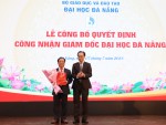 Bộ Giáo dục và Đào tạo công bố Quyết định công nhận PGS.TS. Nguyễn Ngọc Vũ giữ chức vụ Giám đốc Đại học Đà Nẵng nhiệm kỳ 2021-2026