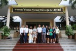 Tiếp và làm việc với đại diện Trường Đại học Sư phạm Vân Nam, Trung Quốc