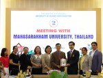 Thảo luận cơ hội hợp tác cùng Đại học Mahasarakham, Thái Lan
