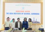 Trường Đại học Sư phạm – ĐHĐN và Viện Khoa học Châu Á, Campuchia họp bàn triển khai chương trình hợp tác đào tạo