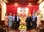 Lãnh đạo Trường Đại học Sư phạm – ĐHĐN thăm, chúc mừng Tổng Lãnh sự quán Lào tại Đà Nẵng nhân dịp Tết cổ truyền Bunpimay
