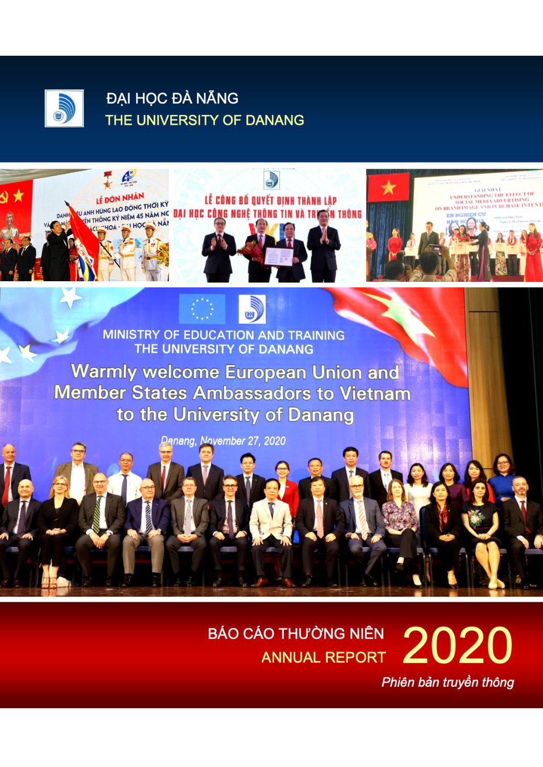 Đại học Đà Nẵng phát hành Báo cáo thường niên năm 2020 (phiên bản truyền thông, Annual Report UD-2020)