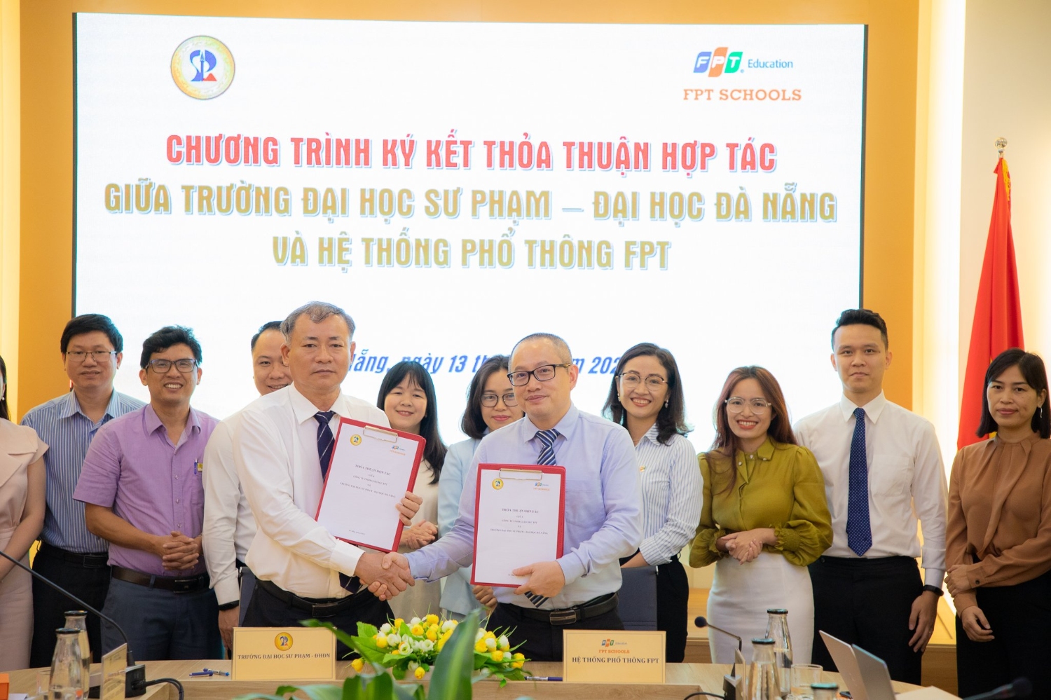 Trường Đại học Sư phạm - Đại học Đà Nẵng và Hệ thống Phổ thông FPT ký kết thỏa thuận hợp tác