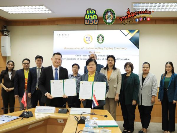 Trường Đại học Sư phạm – ĐHĐN ký kết MOU với Trường Đại học Udon Thani Rajabhat, Thái Lan