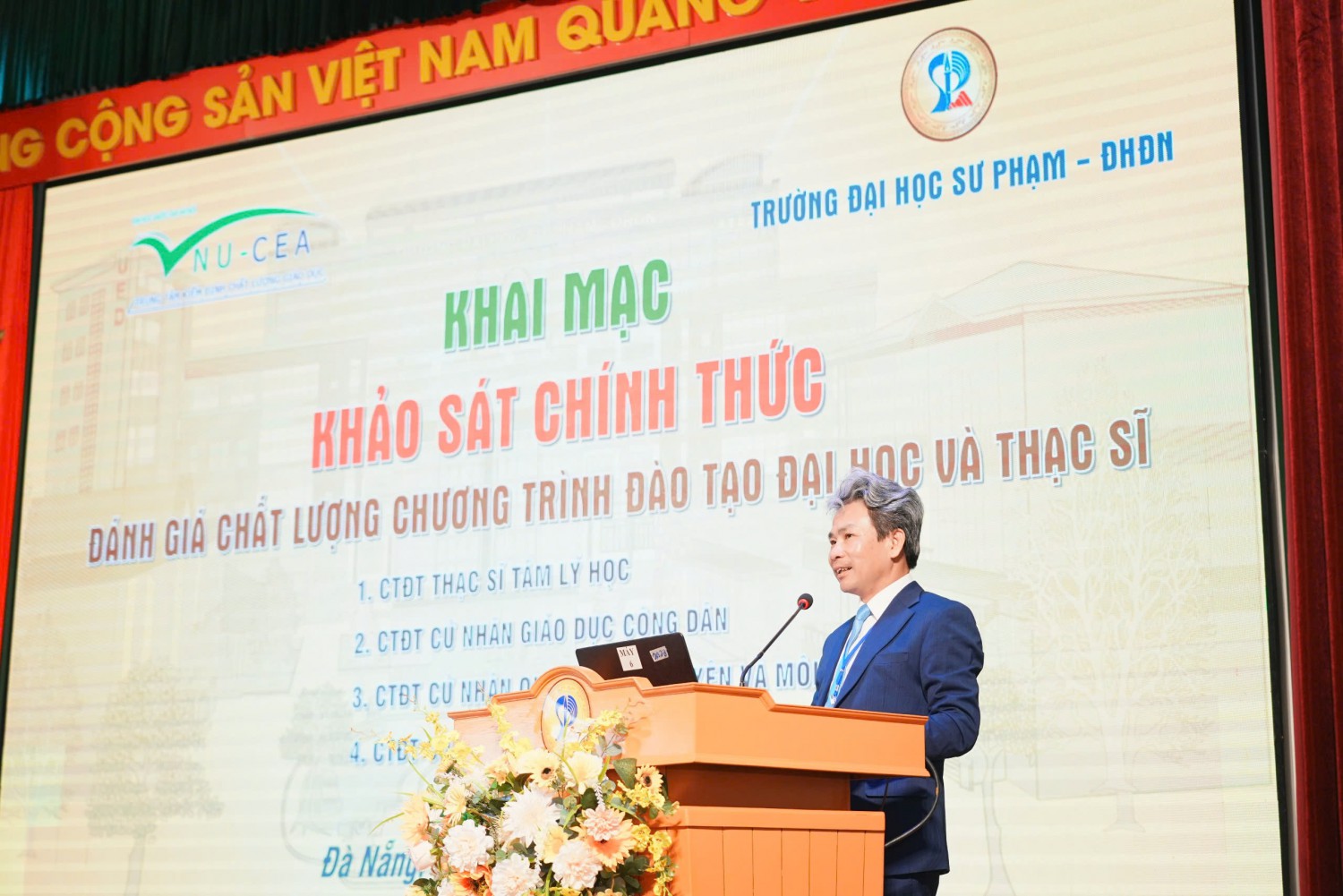 KHAI MẠC KHẢO SÁT CHÍNH THỨC ĐÁNH GIÁ NGOÀI 04 CHƯƠNG TRÌNH ĐÀO TẠO TẠI TRƯỜNG ĐẠI HỌC SƯ PHẠM – ĐHĐN