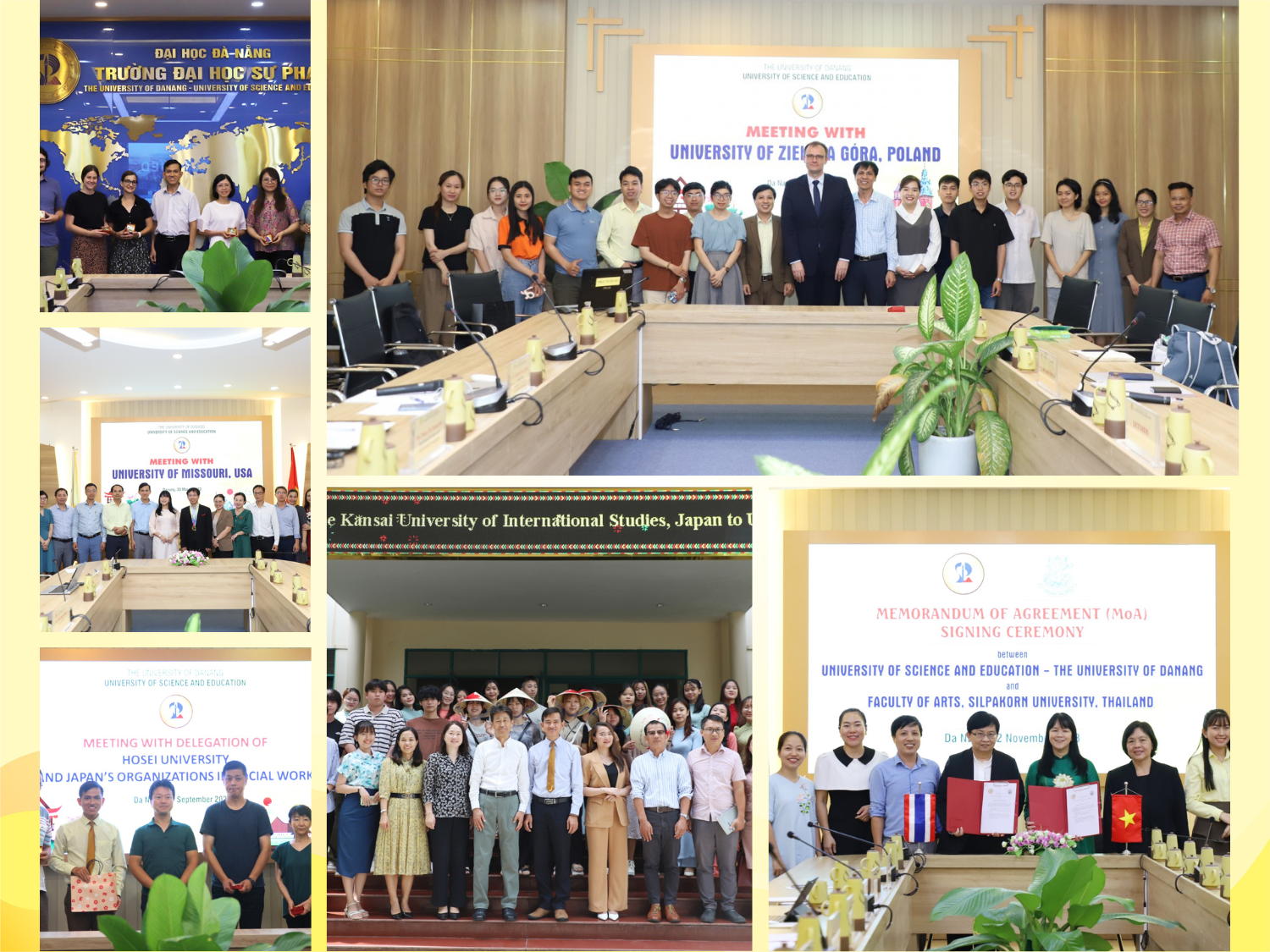 03 01 10 dau an 2023 Don tiep cac doan khach quoc te toi tham va lam viec tai Truong