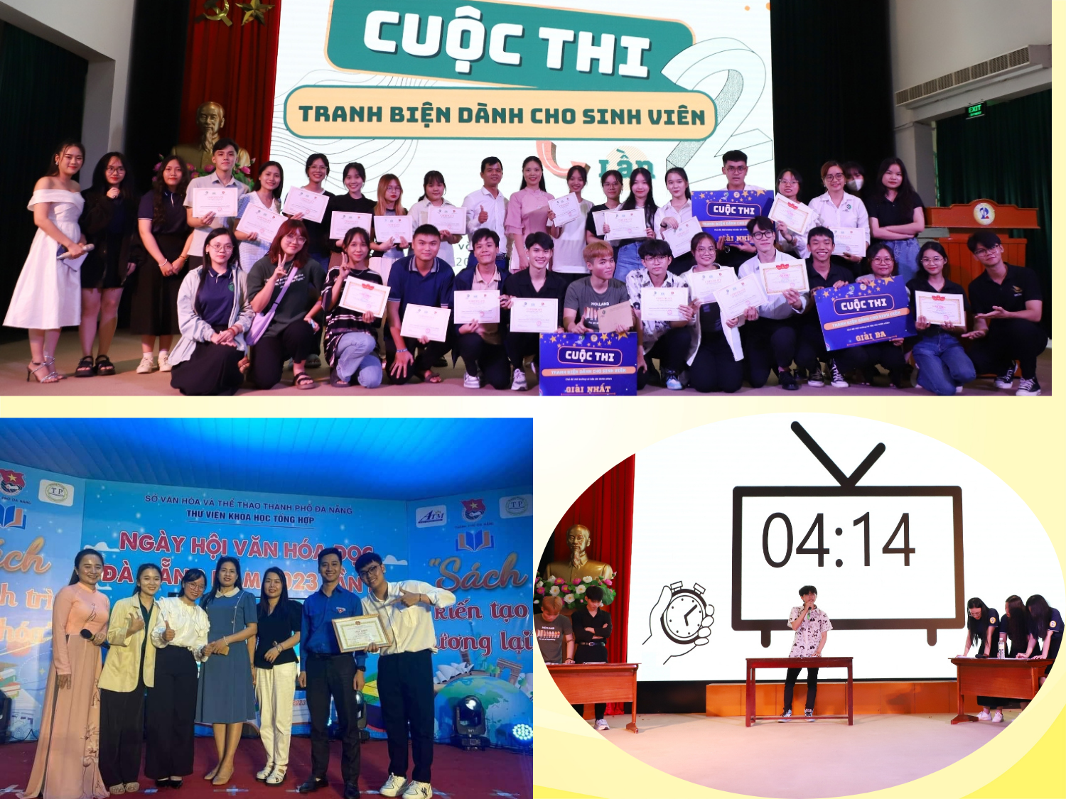 09 06 Sinh vien UED tranh bien ve van hoa doc va bao ve moi truong