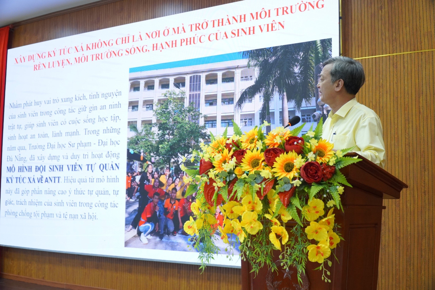 Truong Dai hoc Su pham – DHDN nhan giay khen ve cong tac dam bao ANQG va TTATXH tren linh vuc giao duc 01